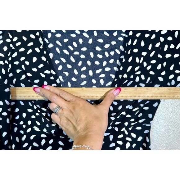 Olivier Goureau Front Tie Balloon Sleeve Flowy Women's Dress XS - Picture 11 of 12